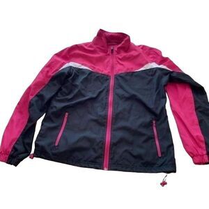 ABN) BCG Windbreaker jacket women's size M medium pink women‎